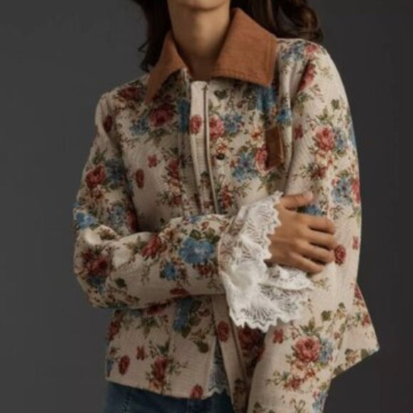 Avec Les Filles Floral Fall Jacket - Picture 3 of 5